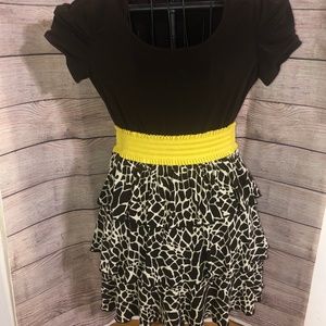 🌸Yellow and Brown Dress🌸